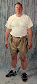 WeberWEAR Khaki shorts front