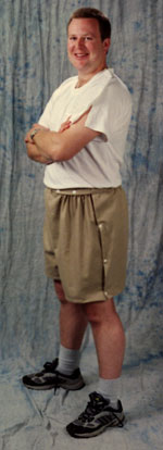 WeberWEAR Khaki Shorts side view